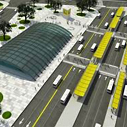 Constitución: Metrobus, trenes y subte, en un único centro de transbordo