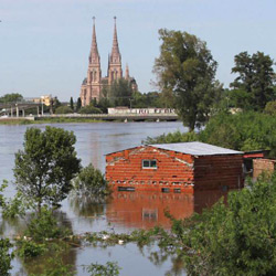 Inundaciones en el Río Luján