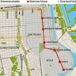 Quieren extender la línea A de subte hasta La Boca