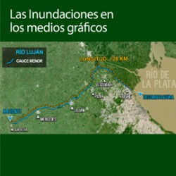 Cuenca del río Luján. Las inundaciones en algunos medios gráficos