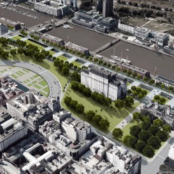 Cómo será el Parque del Bajo, un nuevo pulmón verde de 60 mil metros cuadrados