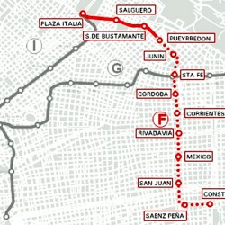Larreta analiza reflotar la línea F del subte
