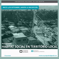 UNSAM | Posgrado: Hábitat Social en territorio local