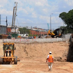 Por la obra del Paseo del Bajo, avenida Huergo será sólo mano al sur