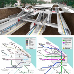 Así es la megaobra de transporte que tendrá su estación central bajo el Obelisco