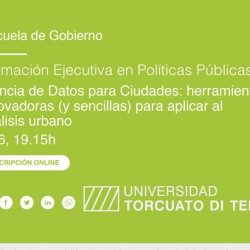 Formación Ejecutiva en Políticas Públicas: Ciencia de Datos para Ciudades