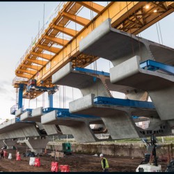 Viaducto Mitre: Así son las megamáquinas que lo construyen