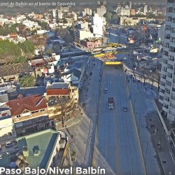 El nuevo túnel de Saavedra, desde un drone