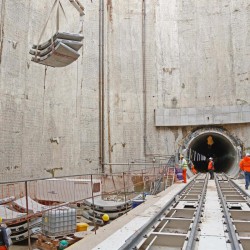 El segundo emisario del arroyo Vega ya es un túnel de 600 metros