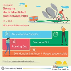 Se viene la 7ª edición de la Semana de la Movilidad Sustentable