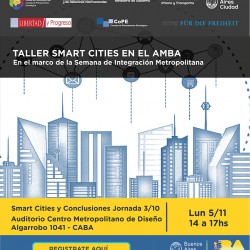 Taller Smart Cities en el AMBA en el marco de la Semana de Integración Metropolitana