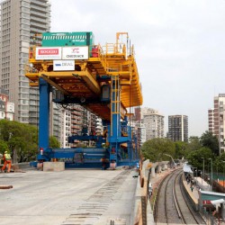Video: avanzan las obras para elevar las vías del ferrocarril Mitre