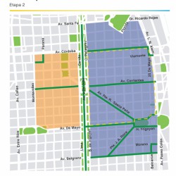 Centro Peatonal: a partir de mañana, jueves 15 de noviembre, se implementa Tribunales