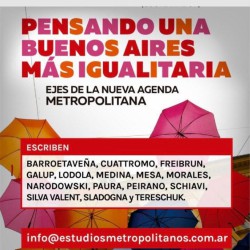 Presentación “Pensando una Buenos Aires más igualitaria. Ejes de la nueva agenda metropolitana”