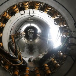 Cómo funciona la máquina que hace un túnel junto al arroyo Vega para evitar inundaciones