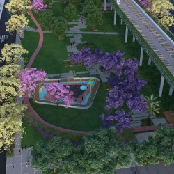 Comienza la construcción del Parque Ferroviario Palermo, sobre la avenida Juan B. Justo