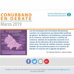 Políticas públicas de género en municipios del Conurbano